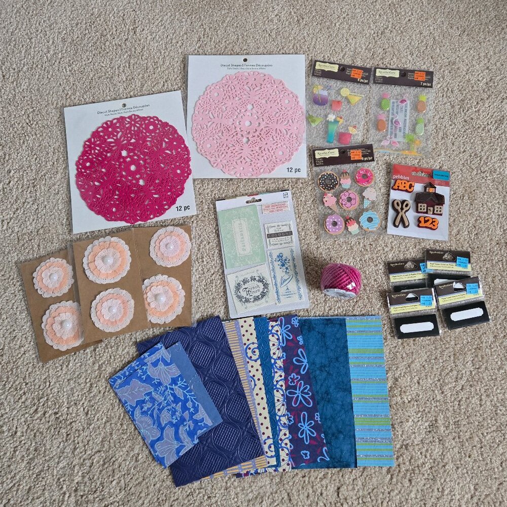 Stickers/ crafts miscellaneous bundle lot
